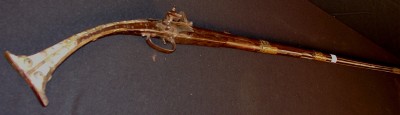 183 - Albanian or Montenegrin Flint Lock Rifle with pearl inlay stock, late 18th Century.jpg